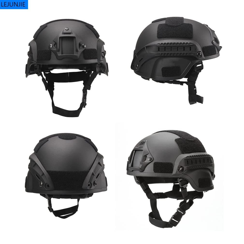 Cascos tácticos Mich con máscara Desmontable para Airsoft, Paintball y Caza Actividades al Aire Libre — view 5