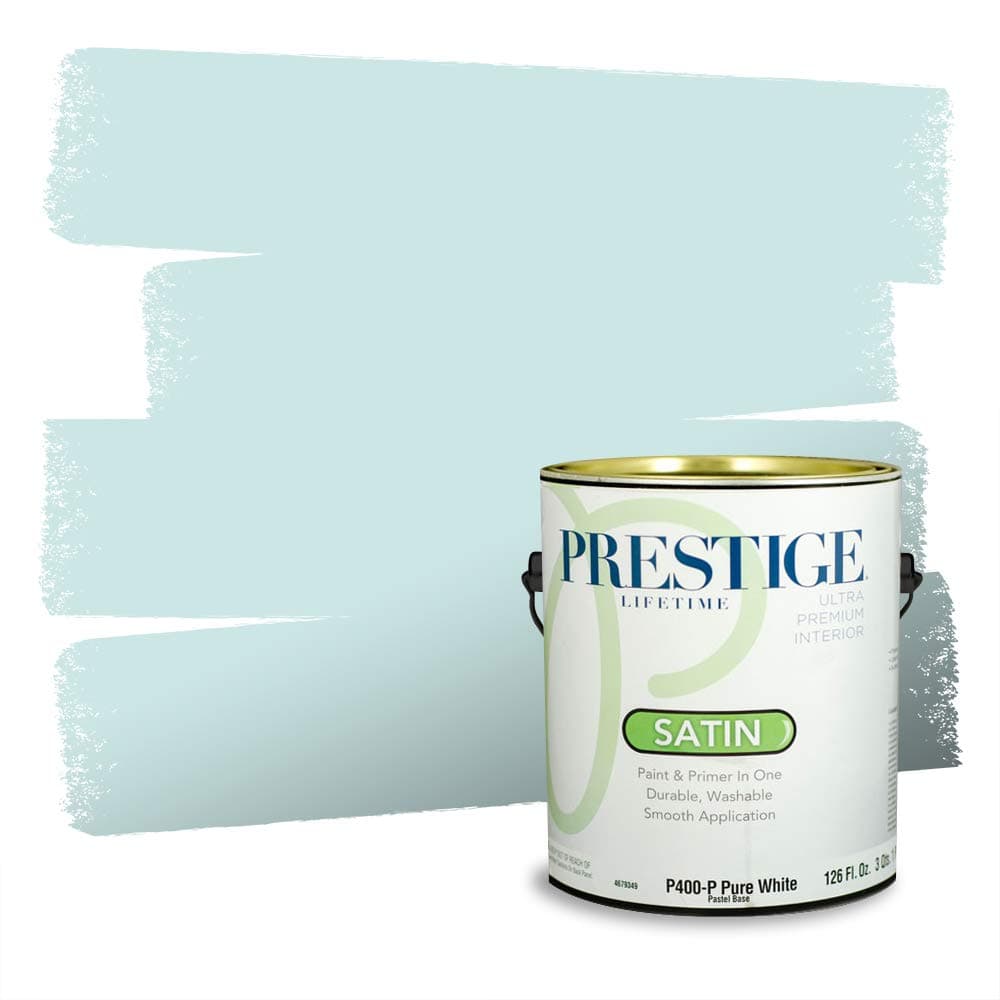 PRESTIGE Paints Interior Paint and Primer In One, 1-Gallon, Semi-Gloss, Comparable Match of Valspar* Dewdrop* — view 550