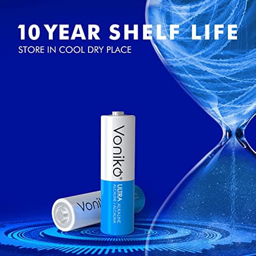 Voniko - Premium Grade AA Batteries -16 Pack- Alkaline Double A Battery - Ultra Long-Lasting, Leakproof 1.5v Batteries - 10-Year Shelf Life — view 2
