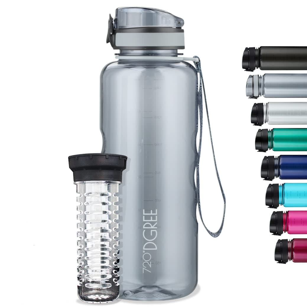 720°DGREE Botella de agua uberBottle – 1,5 litros, 1500ml | Novedosa botella deportiva | Sin BPA | Ideal para niños, fitness, deportes, fútbol, guardería, escuela, pequeños, antigoteo — view 64