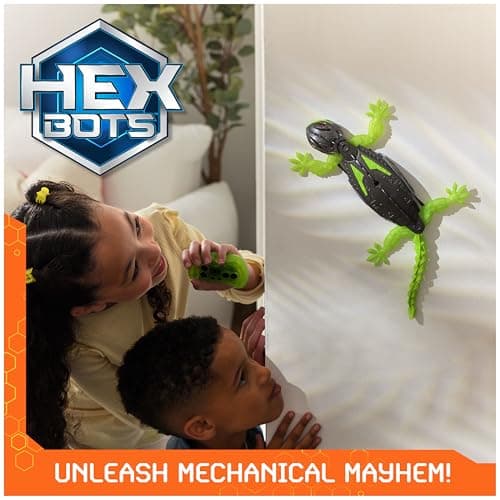HEX Bots Wall Crawler Gecko with Official Wall Climber Technology, Rechargeable Remote Control Robot Kids Toys, Prank Toys for Boys & Girls Ages 4 & Up — view 5