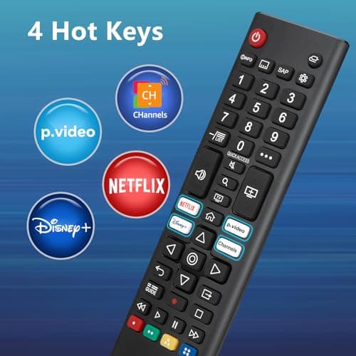 Universal for LG Smart TV Remote Control Replacement (Pack of 2) — view 3