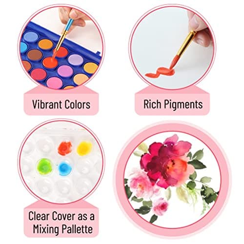 Mr. Pen- Watercolor Paint Set, 40 pcs, 36 Colors, Watercolor Paints — view 3