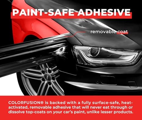 ColorFusion PPF by VViViD, Gloss Piano Black Dry Apply PPF Vinyl Car Wrap Roll 1ft x 5ft — view 5
