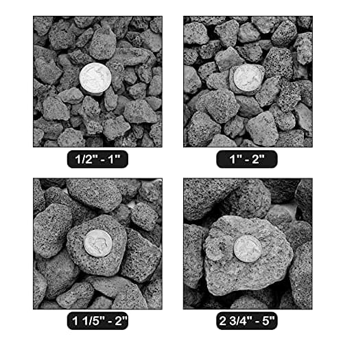 Stanbroil 10 Pounds Black Lava Rock Granules, Decorative Landscaping for Fire Bowls, Fire Pits, Gas Log Sets, Indoor or Outdoor Fireplaces (2-3 CM) — view 2