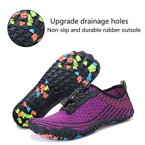 MAYZERO Water Shoes Men Women Quick Drying Swim Surf Beach Pool Shoes Wide Toe Barefoot Aqua Shoes Summer Outdoor Sports Shoes — view 5
