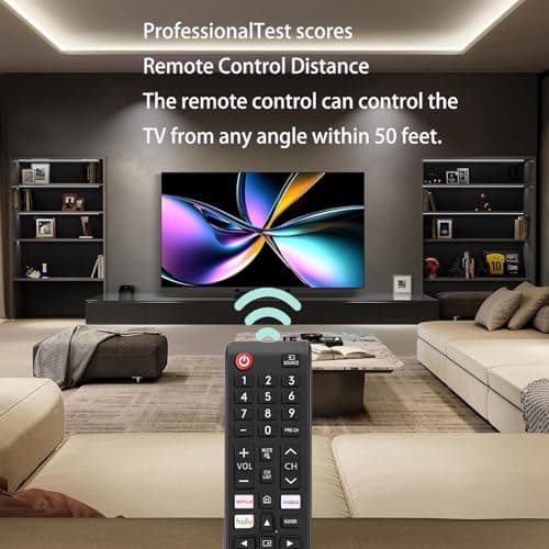 EONCHARM Universal Remote Control for All Samsung TV Compatible with All Samsung LCD LED HDTV 3D Smart TVs Models — view 2