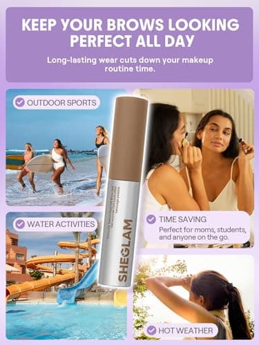SHEGLAM Tint Lock Tattoo Peel Off Brow Gel- Espresso — view 5