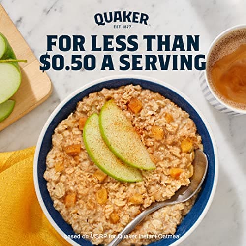 Quaker Instant Oatmeal, Maple & Brown Sugar, Individual Packets, 1.51 Ounce (Pack of 48) — view 5