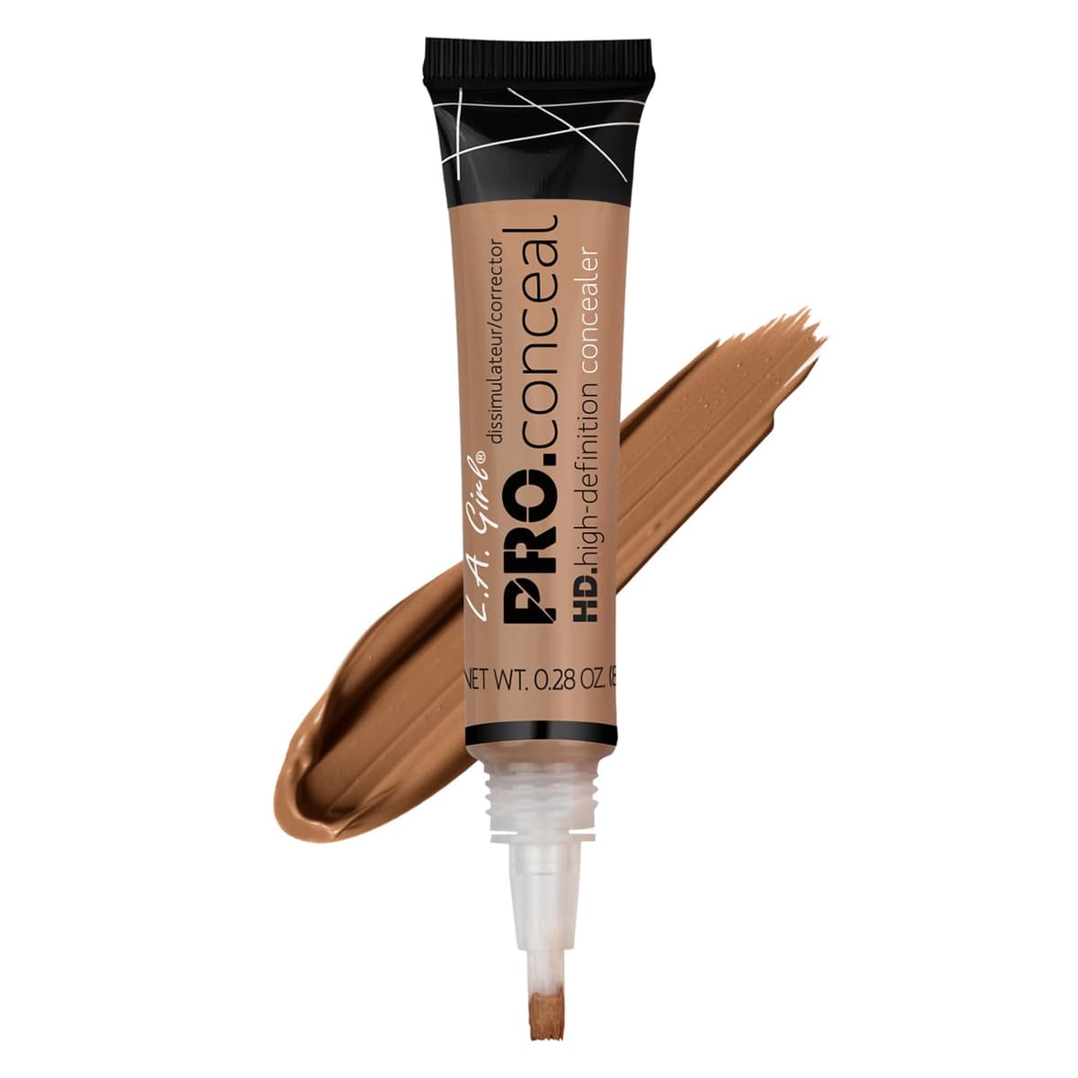 L.A. Girl - Corrector HD Pro Conceal | Cobertura completa | Aspecto natural | Minimiza líneas finas | Resistente | Larga duración, Light Yellow, 8 g — view 9