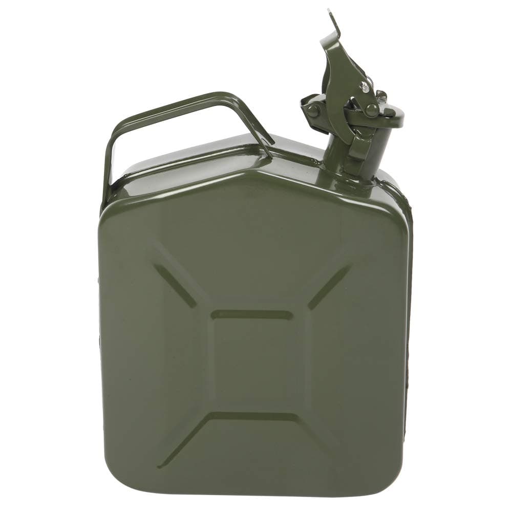 Bonnlo 5L Fuel Oil Storage Can Metal Petrol Diesel Tank with Spout — view 7
