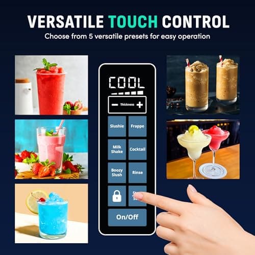 Luma® by Newair Slushie Machine for Home | 88 Oz Frozen Drink Maker No Ice Needed | Dishwasher Safe Slushie Maker for Margaritas, Slushies & Frappés — view 4