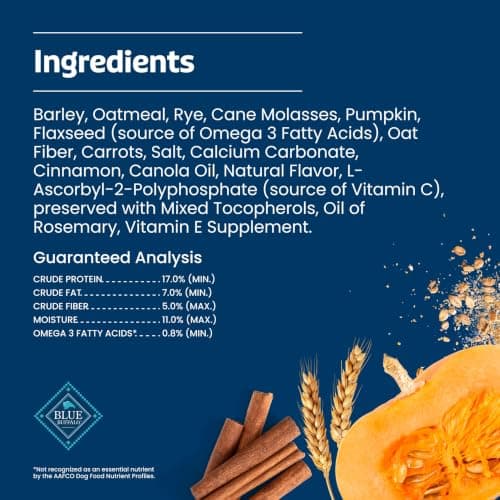 Blue Buffalo Health Bars Pumpkin & Cinnamon Crunchy Dog Biscuits, Oven-Baked with Pumpkin & Natural Ingredients, Healthy Dog Treats with No Artificial Flavors or Preservatives, 16 oz. — view 8