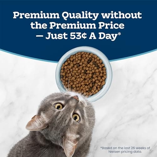 Blue Buffalo Tastefuls Chicken & Brown Rice Recipe Dry Indoor Cat Food for Adult Cats, Real Chicken First, Deliciously Healthy Natural Cat Food, Supports Digestive Care and Coat Health, 3 lbs. — view 2