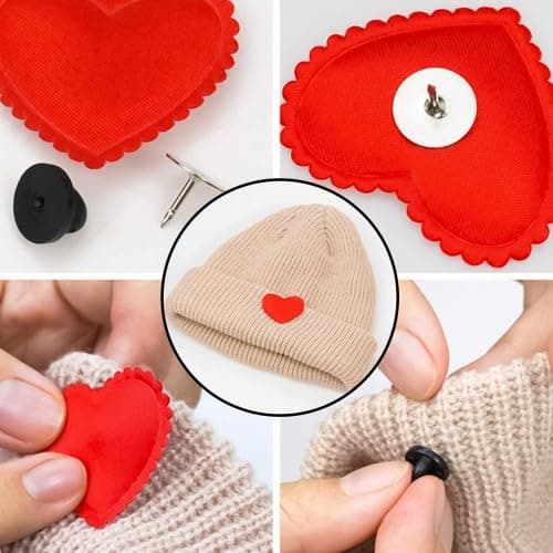 50 Pares Broche de Goma para Insignia, Pasadores de Goma para Solapa, Embrague de Mariposa con Pasador de Seguridad, para Broches, Solapas, Sombreros, Uniformes, Insignias, Alfileres de Corbata — view 5
