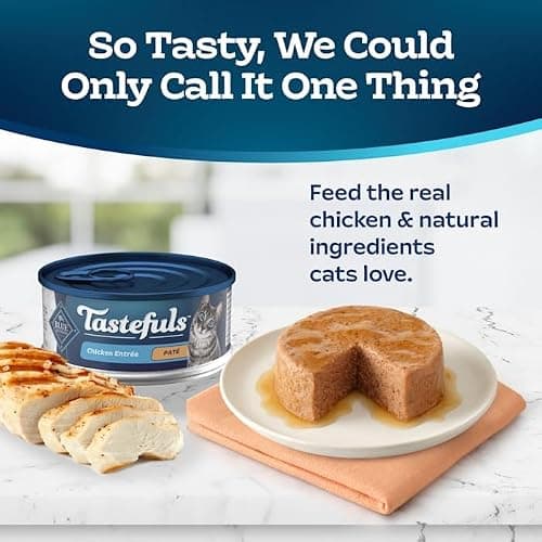 Blue Buffalo Tastefuls Flaked Chicken Pate Natural Wet Food for Adult Cats, 5.5 oz., Case of 12 — view 4
