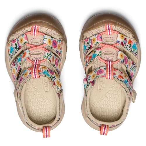 KEEN Unisex-Child Newport H2 Closed Toe Water Sandals, Safari/Birch, 7 — view 4