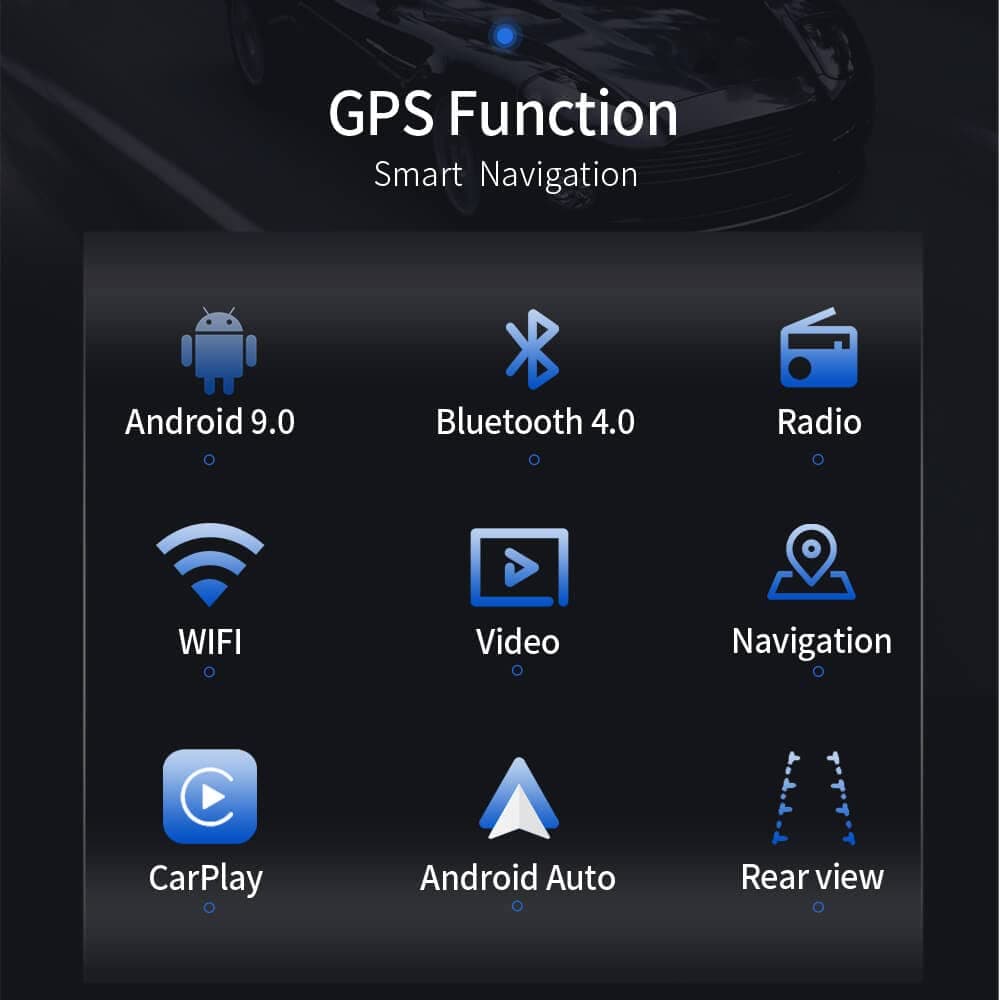 LEXXSON Carplay Radio Android Radio para Honda Fit 2007 / Honda Jazz 2001-2006 con Pantalla táctil de 9 Pulgadas HD Navegación GPS Reproductor Bluetooth USB 2G DDR3 + 32G NAND — view 4
