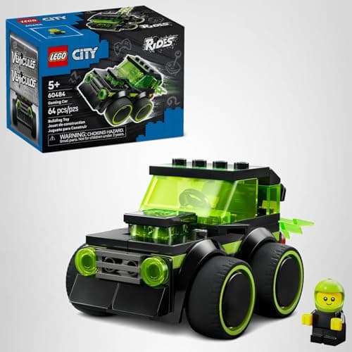LEGO City Rides – Gaming Race Car Building Toy for Kids - Pretend Play Set for Boys & Girls, Ages 5+ - Toy Car W/Racecar Driver Minifigure - Gift Idea for Birthdays - 60484 — view 6