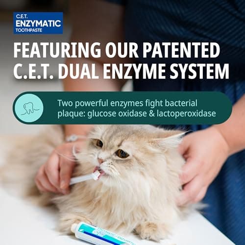 Virbac C.E.T.® Enzymatic Toothpaste| Tartar & Plaque Control for Fresh Breath | Pet Dental Care Toothpaste | Poultry Flavor, 2.5 oz — view 2