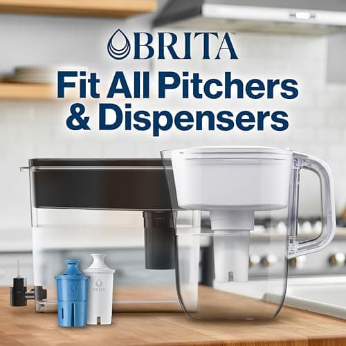 Brita Elite Replacement Filter, Reduces 30+ contaminants while keeping healthy minerals, WQA Certified to reduce Lead, Microplastics, Chromium and Chlorine, Lasts 6 months, 2 Count — view 8
