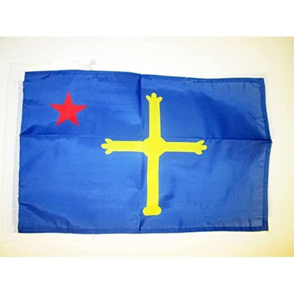 AZ FLAG Bandera de ESPAÑA SIN Armas 45x30cm - BANDERINA ESPAÑOLA SIN Escudo 30 x 45 cm cordeles — view 489