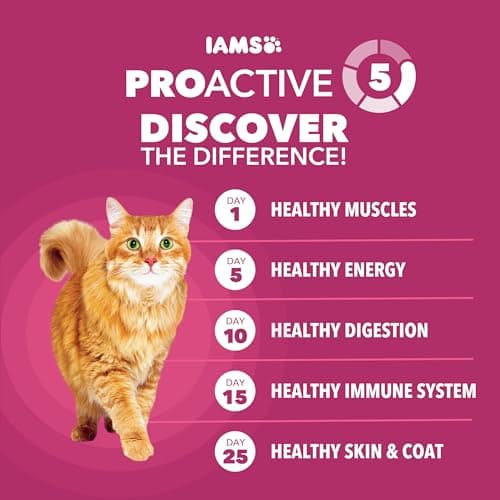 IAMS Proactive Health Dry Cat Food, Urinary Tract Health, Adult Cat Food Dry Recipe with Chicken, 3.5 lb. Bag — view 4