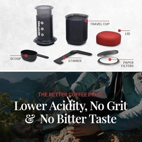 AeroPress Go Extra Small Portable Coffee Maker Kit — view 3