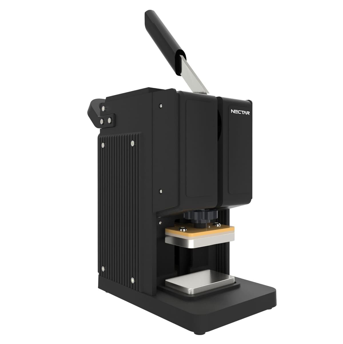 Nectar Pollen Pincher 2.0 | Rosin Press Kit + 2 Year Warranty | 1 Ton Rosin Press with LCD Display, Timer and Accessories (Black Edition) — view 4