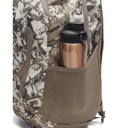 Under Armour Unisex Hustle 6.0 Backpack Taupe Dusk/Taupe Dusk/Summit White — view 4