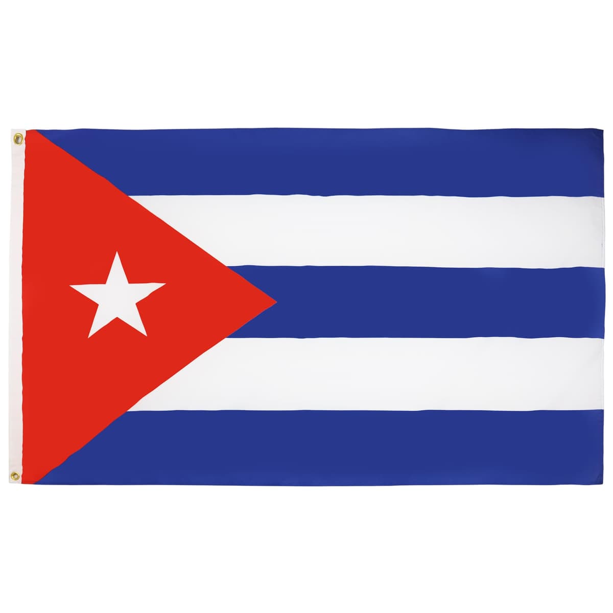 AZ FLAG - Bandera Cuba - 150x90 cm - Bandera Cubana 100% Poliéster Con Ojales de Metal integrados - 110g