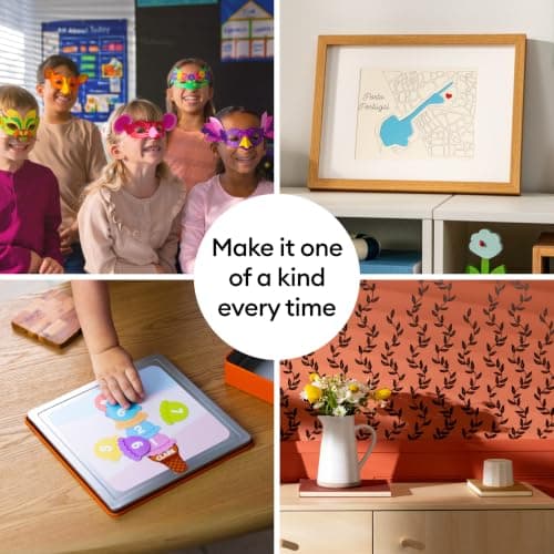 Cricut Explore® 5 Essential Bundle + Digital Content, Taupe - Precise Cutting Machine - Works with 100+ Materials - Sleek, Simplified Design - Includes Supplies for 65 Projects + Bonus Digital Content — view 4