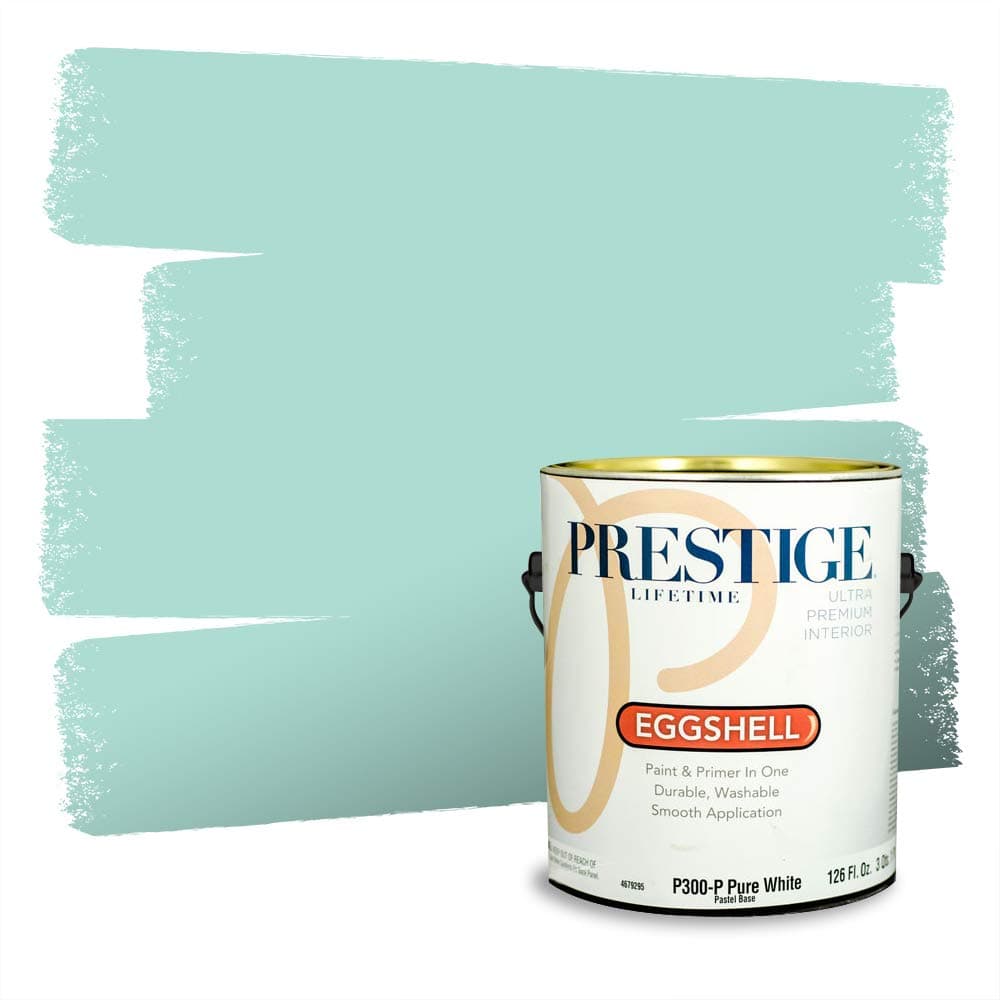 PRESTIGE Paints Interior Paint and Primer In One, 1-Gallon, Semi-Gloss, Comparable Match of Valspar* Dewdrop* — view 1580