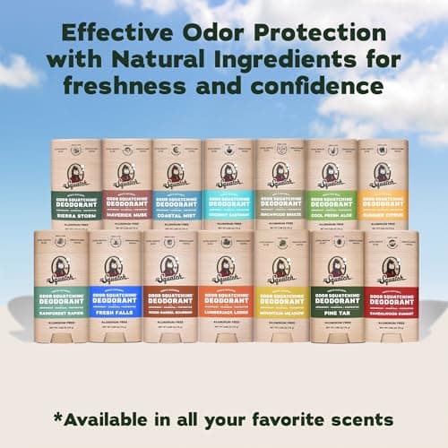 Dr. Squatch Natural Men’s Deodorant – Aluminum Free Natural Deodorant Men with Charcoal & Postbiotics for 72-Hour Odor Protection – Rainforest Rapids + Wood Barrel Bourbon, 2.65oz Stick (2-Pack) — view 7