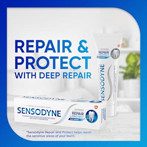 Sensodyne Repair and Protect Whitening Toothpaste, Toothpaste for Sensitive Teeth and Cavity Prevention, 3.4 oz (Pack of 2) — view 8