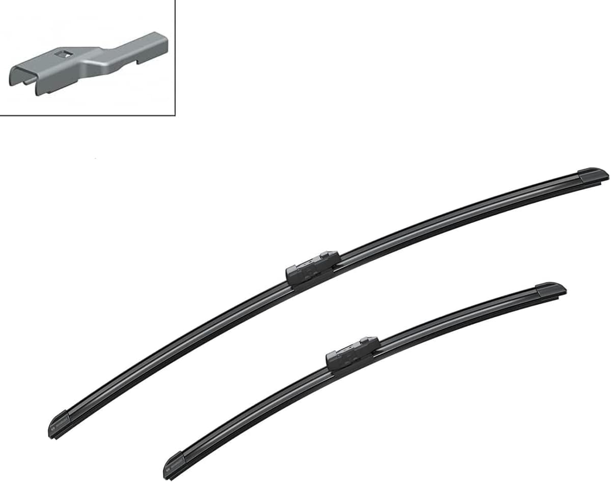 Bosch Aerotwin A295S Limpiaparabrisas Frontal - Set de Escobillas de Recambio para una Mayor Seguridad en la Conducción, con 