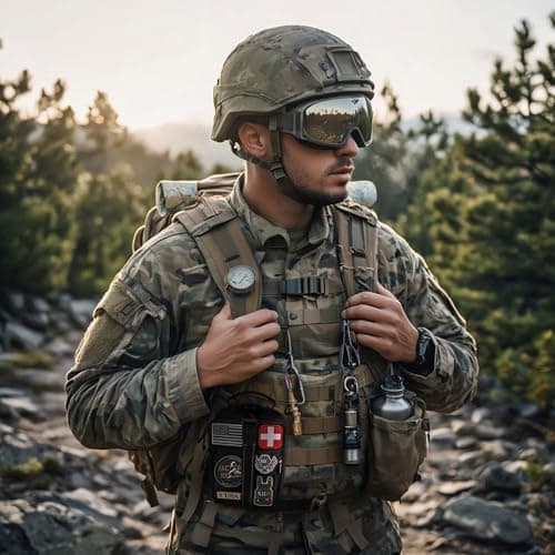 Survival First Aid Kit with Israeli Bandage, Chest Seal, Tourniquet, Splint, Tactical Military Combat Molle IFAK for Wound Care, Bleeding Control, Trauma Hemorrhage and More (Black) — view 5