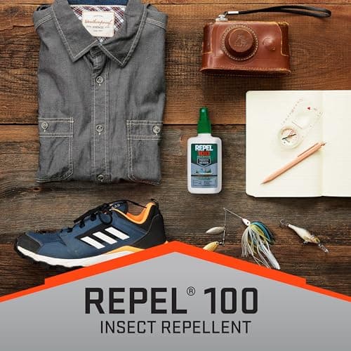 Repel 100 Mosquito and Insect Repellent, 4 Ounces, With DEET, 10-Hour Protection Long-Lasting Insect Repellent Bug Spray Repels Mosquitoes, Ticks, Gnats, Biting Flies, Chiggers And Fleas — view 3