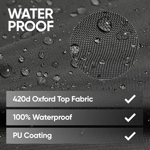 Loriano Patio Furniture Covers, 4 Piece Outdoor Furniture Cover Waterproof, Patio Furniture Cover Set, Lawn Patio Set Covers Black — view 2