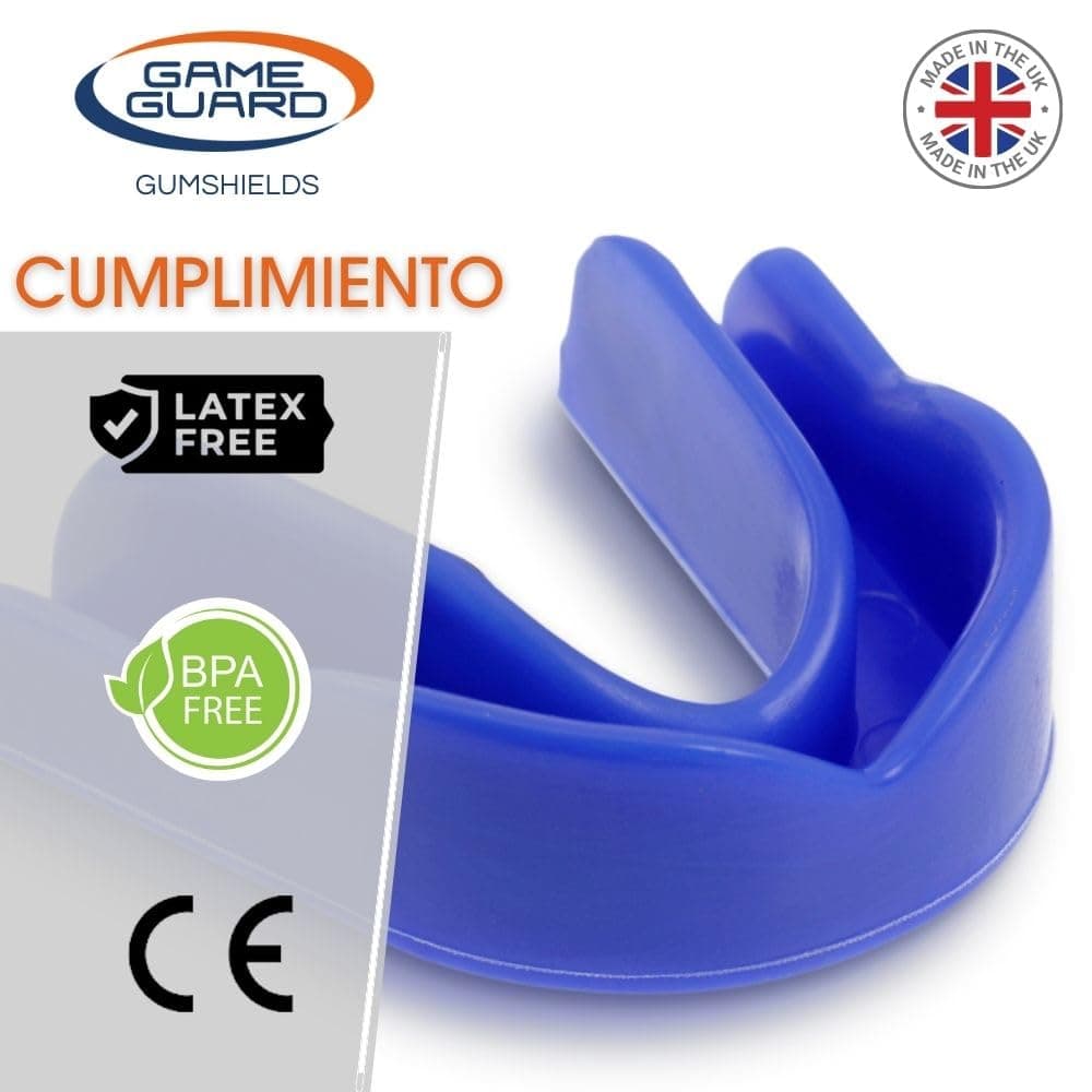 GAME GUARD protector bucal para hervir y morder/protector de encías - protector bucal moldeable/protectores de encías - júnior/niños/jóvenes - Aprobado por CE, deportes escolares, fútbol, rugby — view 5