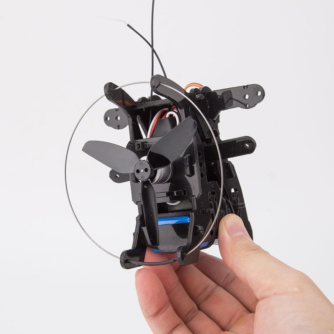MetaHrystynx Parapente RC para adultos, mini parapente eléctrico de acrobacias RC de 2.4 G, planeador de acrobacias de envergadura de 100 cm, tela de nailon, control remoto de entrenamiento (versión — view 2