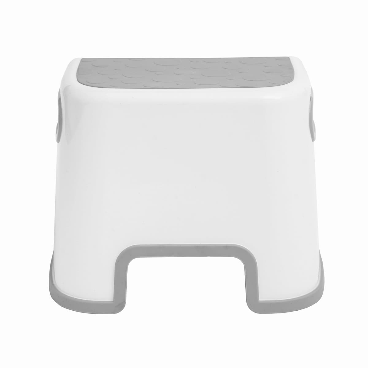 Straame Double Step Stool for Kids, Non-Slip 2 Step Stool for Toddlers with Built-in Handles, Step Stool for Potty Training, Bathroom and Kitchen, Sturdy and Practical Design (White) — view 6