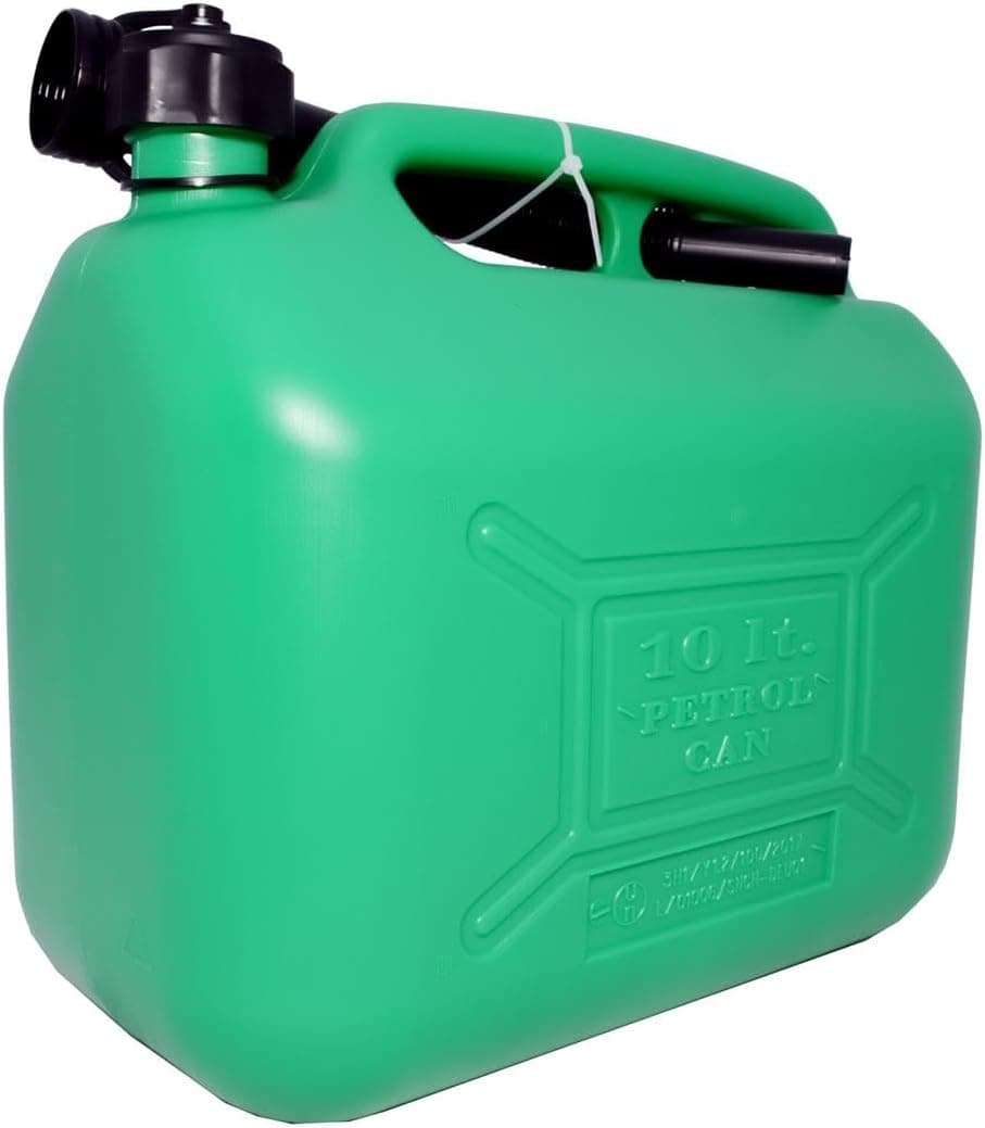 Hilka Tools 84809510 10L Plastic Fuel Can, Green — view 2