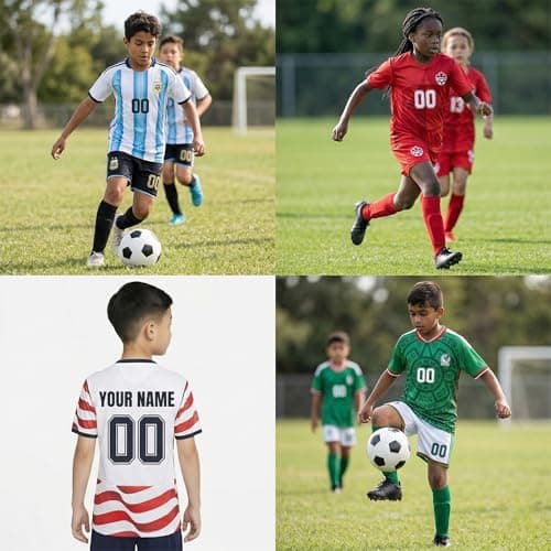 miaomiaocc 2026 Fan Soccer Jersey for Kids and Adult Personalised International Jersey with Name Number (Portugal-2) — view 4