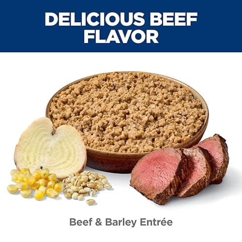 Hill's Science Diet Senior 7+ Canned Dog Food, Beef & Barley Entrée 12 x 370 g Can — view 4