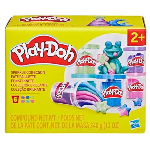 Play-Doh Sparkle Collection 6 Pack, Kids Arts and Crafts — view 8