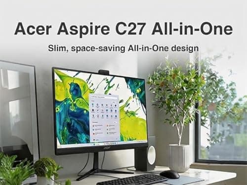 Acer Aspire C27 All-in-One Desktop, 27" IPS FHD, Ryzen 7 5825U — view 4