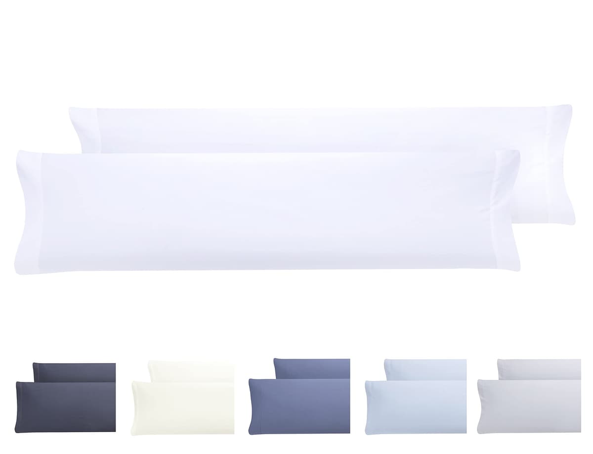Todocama – Juego de 2 Fundas de Almohada, Microfibra Extra Suave, hipoalergénicas. Juego de 2-70x40 cm Blanco — view 38