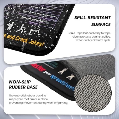 Stalent Mouse Pad for Excel/Word/PowerPoint/Windows Shortcuts — view 3