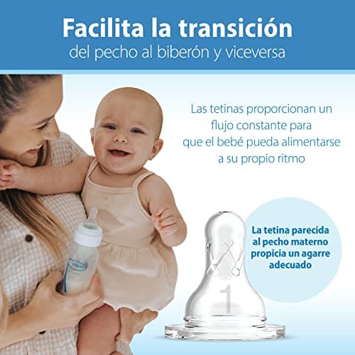 Dr. Brown's Natural Flow Anti-Colic Options+ Narrow Baby Bottle, 8 oz/250 mL, with Level 1 Slow Flow Nipples, 0m+, 4 Pack — view 11